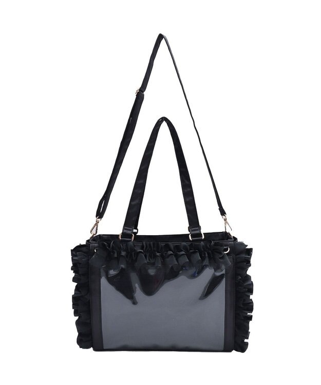 WEGO 【痛バ＆推し活グッズ】きらめきスーパーカスタム痛バッグS ブラック