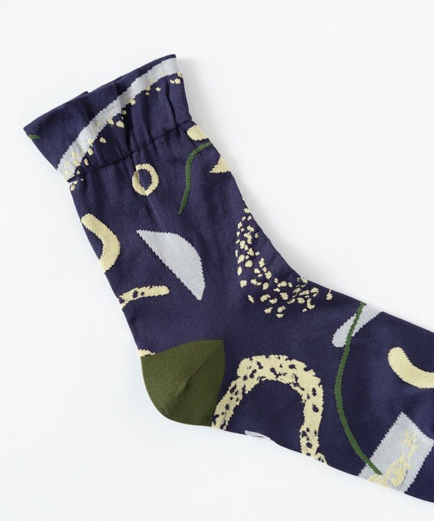 TRICOTE HAND WAVE SOCKS / HAND WAVEソックス 39NAVY