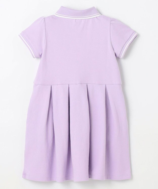 組曲 KIDS 【110-140㎝】ストレッチカノコ ワンピース ラベンダー