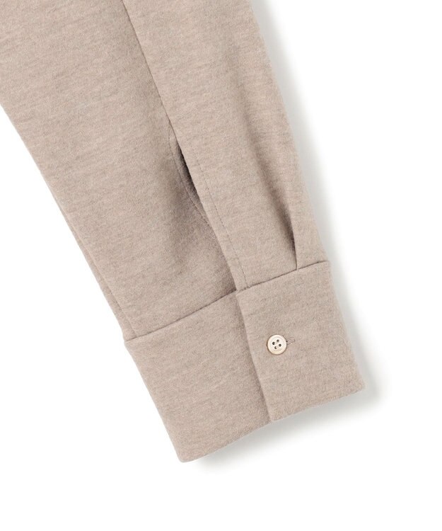 BEIGE， MONTAIGNE / ウールオーバーサイズシャツ Top Taupe