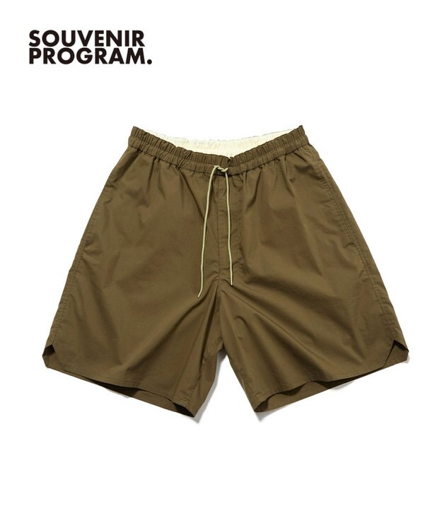 J.PRESS MEN 【J.PRESS ORIGINALS】【UNISEX】Stretch Weather Cloth Easy Shorts カーキ系