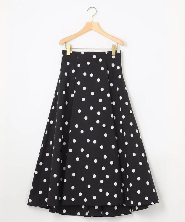 組曲 L 【組曲×setsuko sagittaire】ストレッチプリントスカート ブラック系5