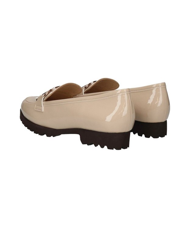 Bridget Birkin ＜3E＞【Bridget Birkin Walk】ラウンドコンフォートローファー ベージュエナメル