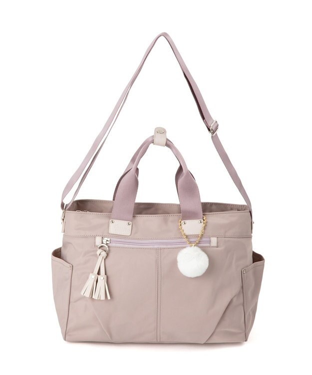 ACE BAGS & LUGGAGE kanana project collection タッセル-e 2wayショルダーバッグ 68873 モーヴピンク