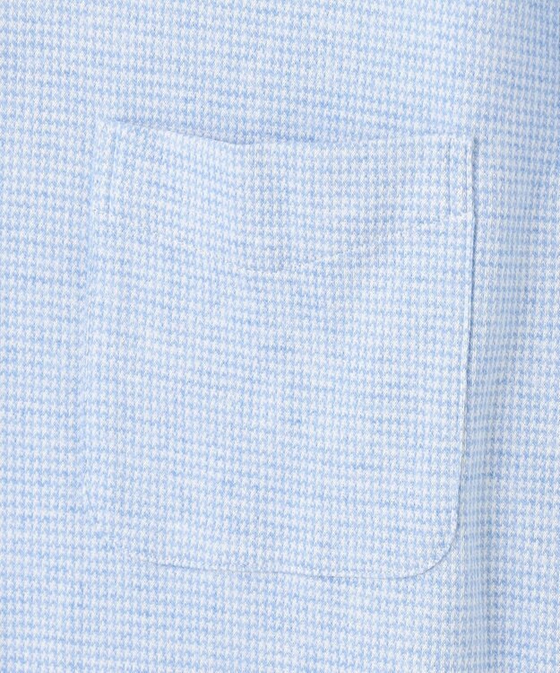 J.PRESS MEN リッチジャージー コットンネルシャツ サックスブルー系8