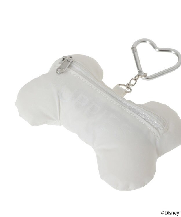 earth music&ecology Ｐｌｕｔｏ／カラビナ付きチャーム Off White