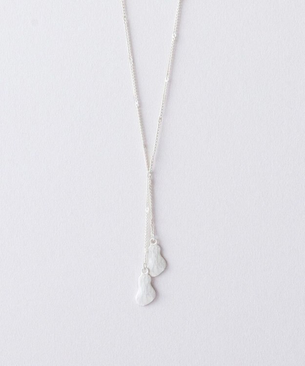 Pisceans クラウドプレートネックレス マットシルバー