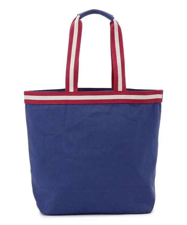 J.PRESS MEN 【AaronChang】【UNISEX】イラスト トートバック ネイビー系