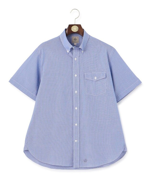 J.PRESS MEN 【WEB・一部店舗限定】サッカーギンガムチェックシャツ ブルー系3