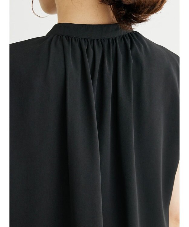 Green Parks ・ＥＬＥＮＣＡＲＥ　ＤＵＥ　イロイロ釦ドルマンブラウス Black