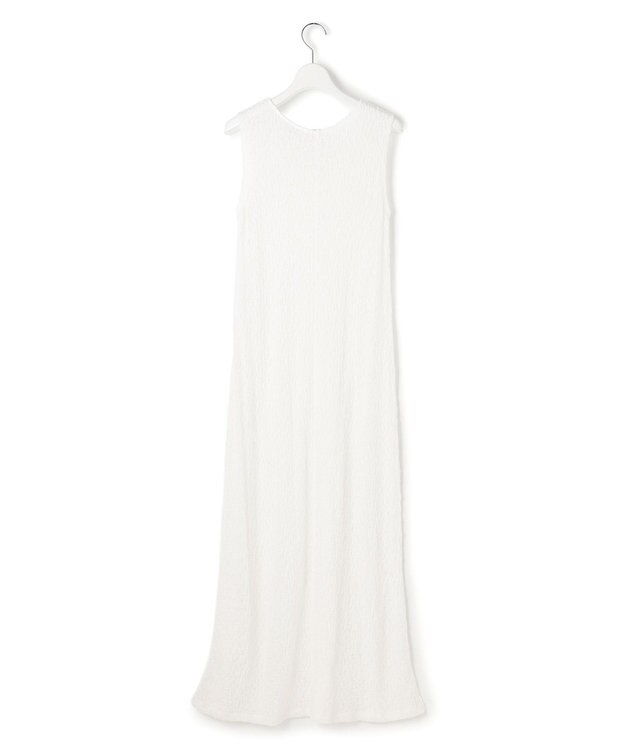 23区 L 【SLOW/一部店舗限定】リンクルレース レイヤード ワンピース ホワイト系