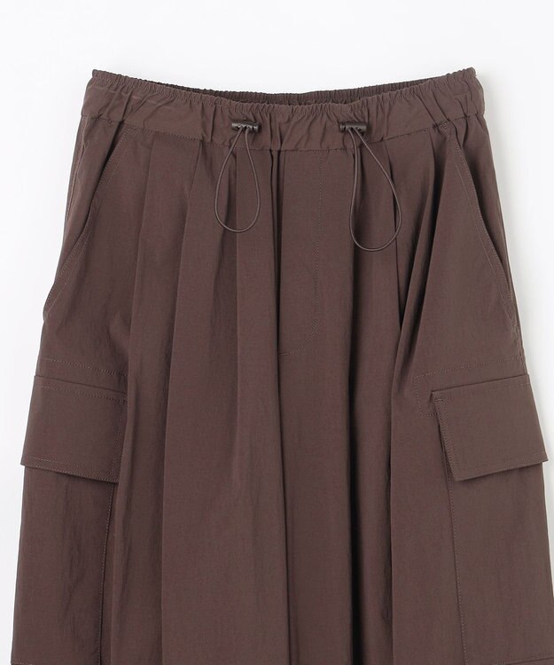 ANY L 撥水ナイロンカーゴパンツ ブラウン