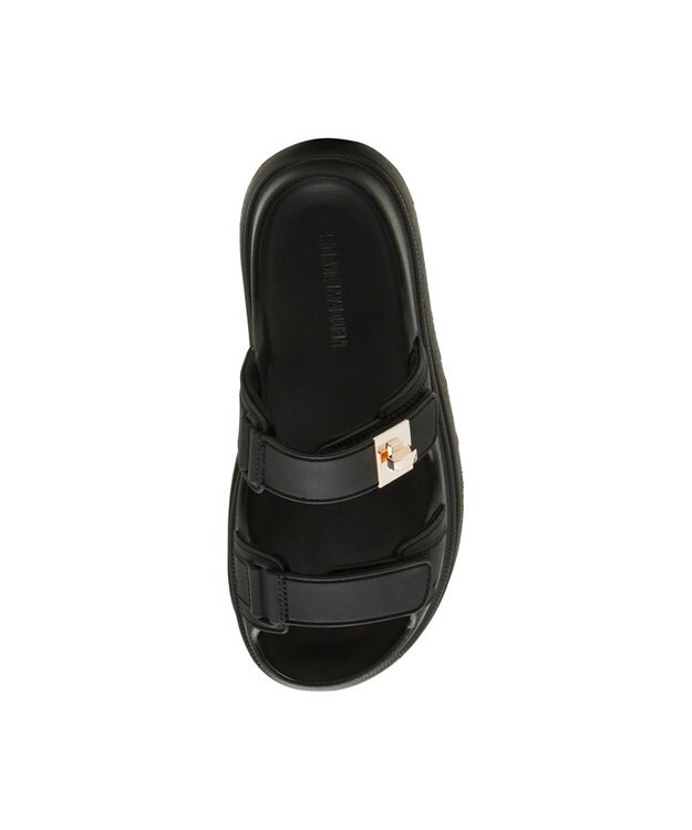 STEVE MADDEN BIGSCHMONA-J 厚底ダブルベルトサンダル ブラック