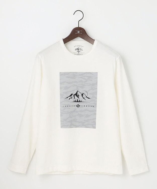 JOSEPH ABBOUD MOUNTAIN 【UNISEX】吸水速乾 オーガニックTシャツ ホワイト系