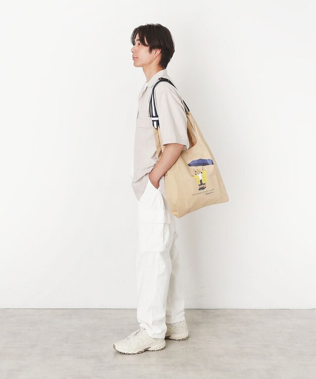 MOONBAT 【2WAY/撥水】POLO RALPH LAUREN レインベア ベルト付きレインバッグ ベージュ