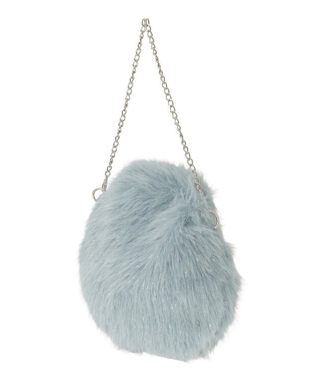 earth music&ecology ファーラウンドバッグ Light Blue