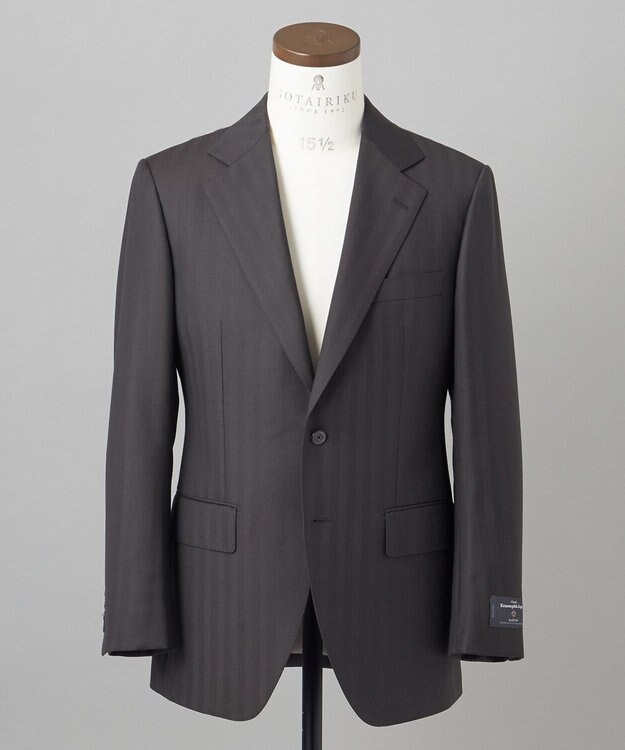 GOTAIRIKU 【Ermenegildo Zegna】ELECTA スリーピーススーツ ダークグリーン系8