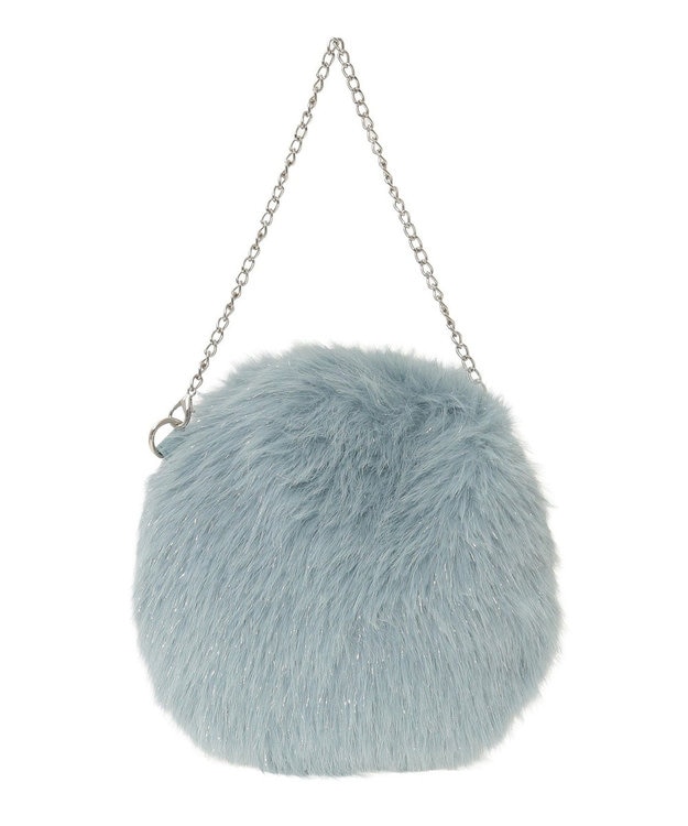 earth music&ecology ファーラウンドバッグ Light Blue