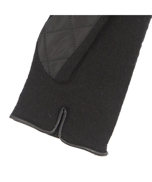 UNBILLION カシュネ cache nez / ベーシックキルティング手袋 ブラック