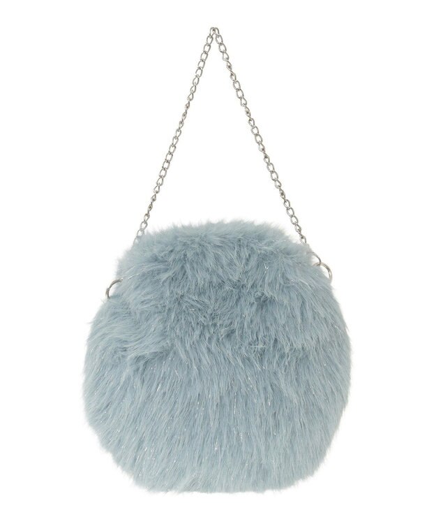 earth music&ecology ファーラウンドバッグ Light Blue