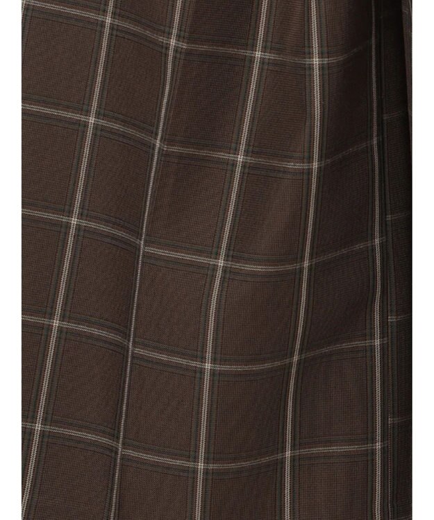 Te chichi パターンアソートワイドクロップトパンツ ブラウン