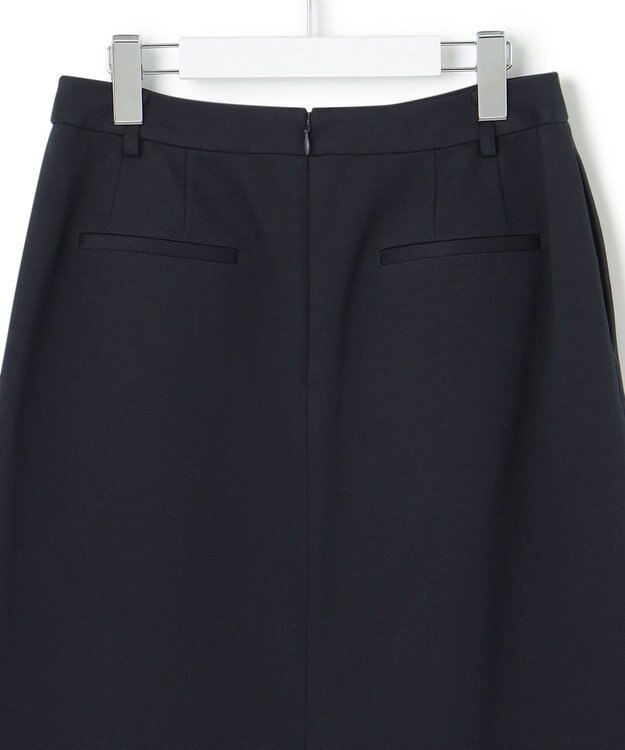 23区 【セットアップ対応/洗える】トリアセジャージーセットアップ スカート ネイビー系