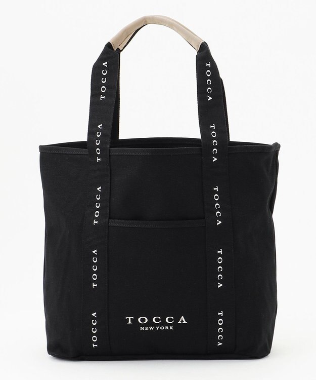 TOCCA 【WEB＆一部店舗限定】【A4サイズ対応】 DANCING TOCCA CANVASTOTE キャンバストートバッグ ブラック系