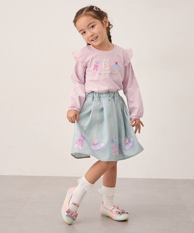 ANY KIDS メロディスカート ミント×バレエ