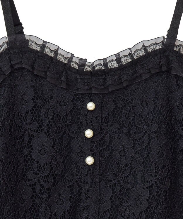 earth music&ecology コルセットライクキャミソール Black