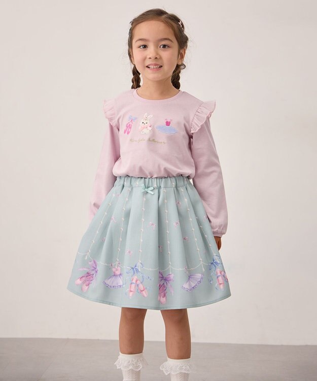 ANY KIDS メロディスカート ミント×バレエ