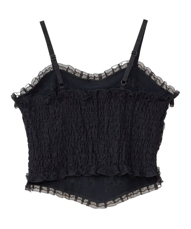 earth music&ecology コルセットライクキャミソール Black