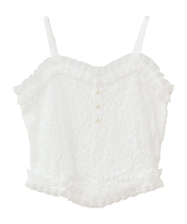 earth music&ecology コルセットライクキャミソール Off White