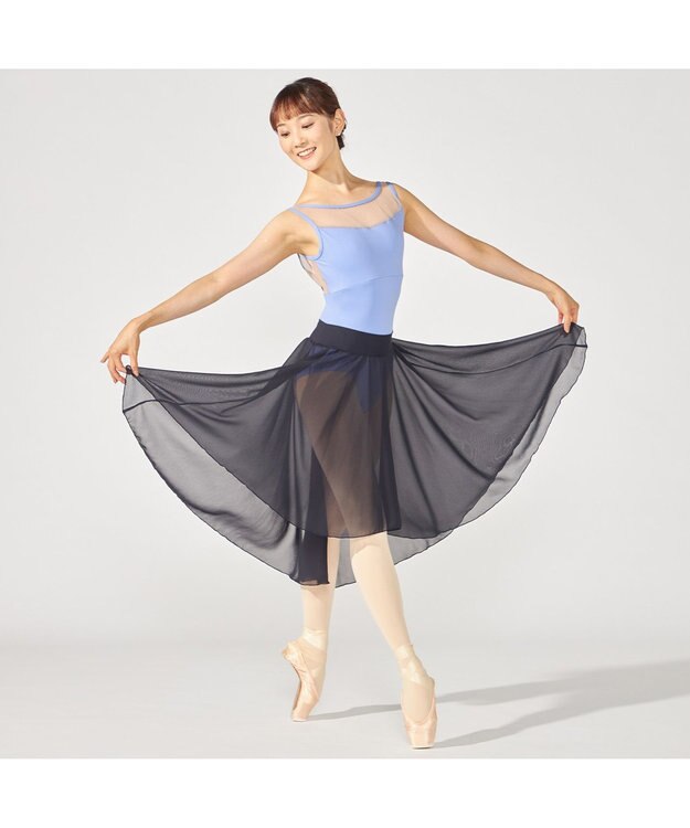 Chacott リハーサルスカート ネイビー