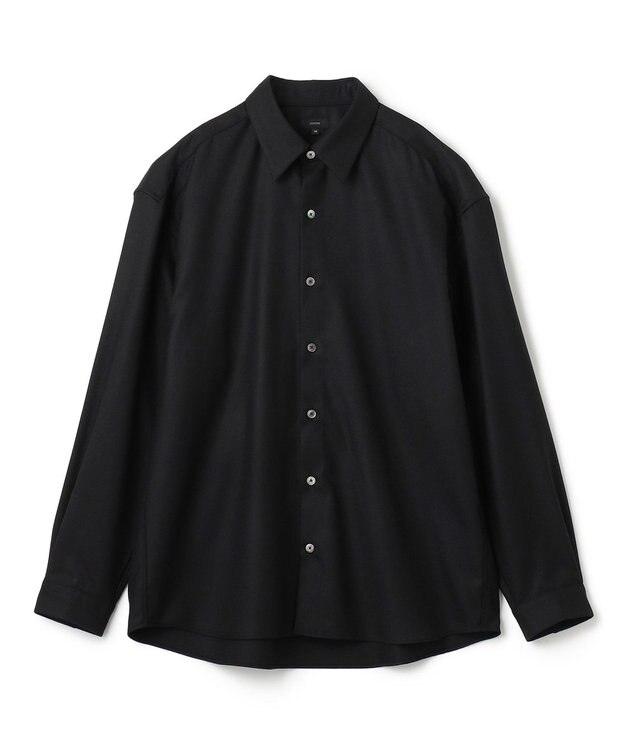 JOSEPH HOMME WOOL CASHMERE TWILL SHIRT ブラック系