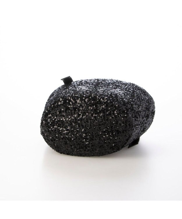 UNBILLION カシュカシュ cachecache / スパンコールかごトートバッグ ブラック