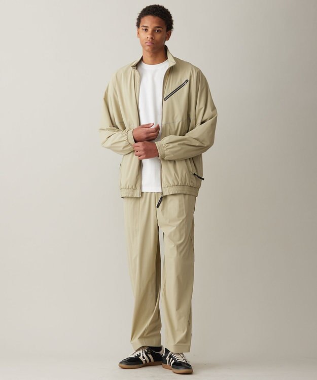 UNFILO MENS ライト ハイストレッチムーブ トラックジャケット [24年商品] スモーキーグリーン