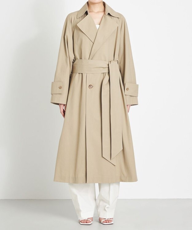 NAVE 【Nave】ライトキャンバス トレンチコート ベージュ系