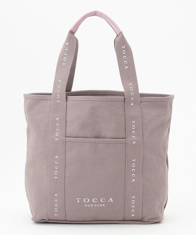 TOCCA 【WEB＆一部店舗限定】【A4サイズ対応】 DANCING TOCCA CANVASTOTE キャンバストートバッグ ライトグレー系
