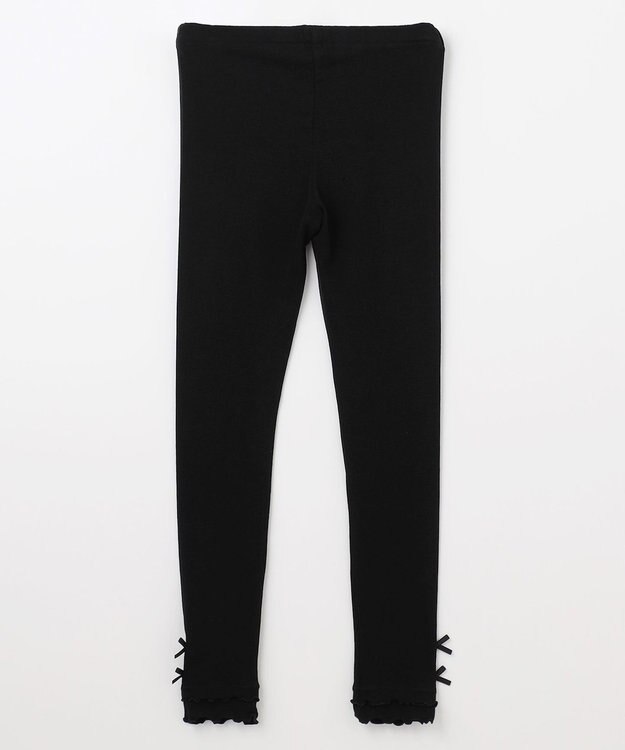 組曲 KIDS 【150-160㎝】なめらかタッチ レギンス ブラック