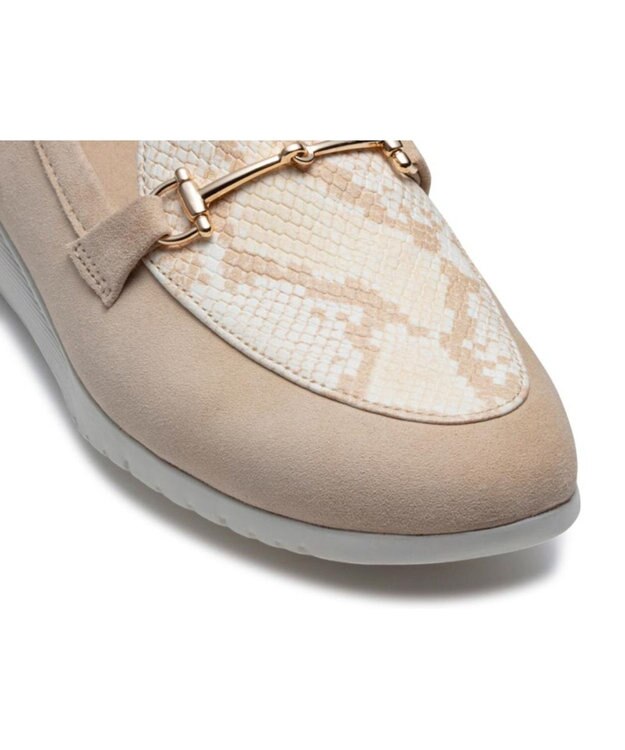 REGAL FOOT COMMUNITY 【リーガルレディース】F67R ビットローファー カジュアルシューズ ベージュ