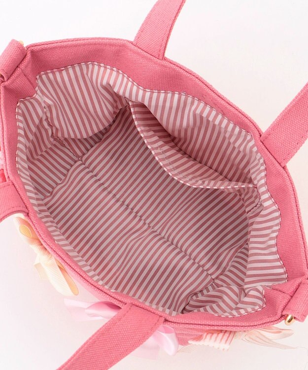 ANY KIDS リボン付き 2WAY バック ピンク