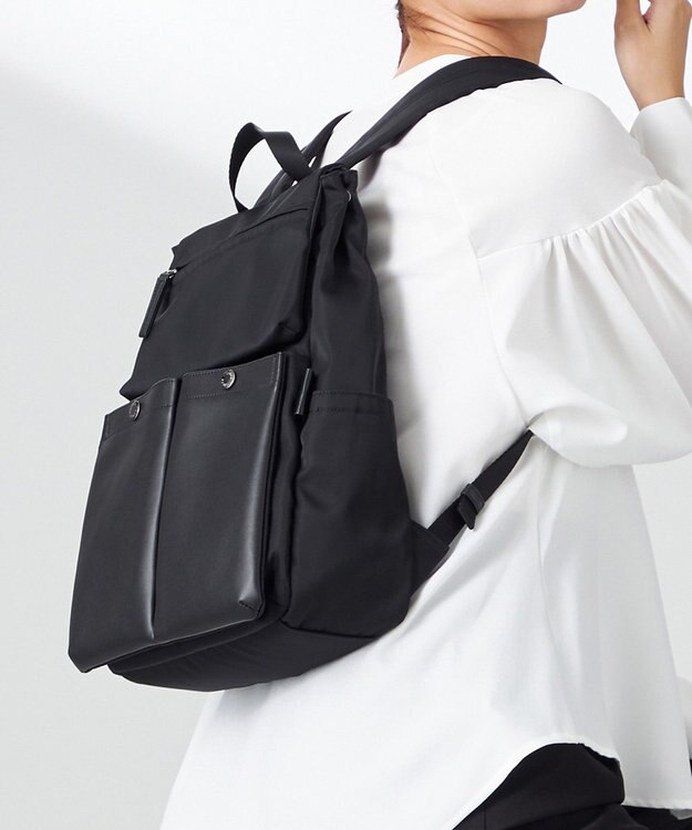 Y'SACCS 木村多江×Y'SACCS フラップポケットリュックサック ブラック