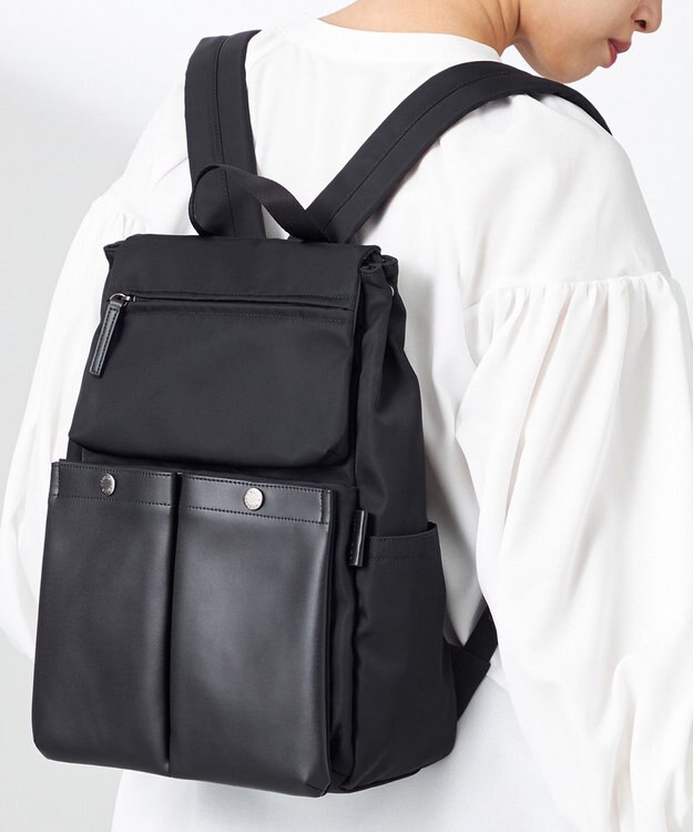 Y'SACCS 木村多江×Y'SACCS フラップポケットリュックサック ブラック