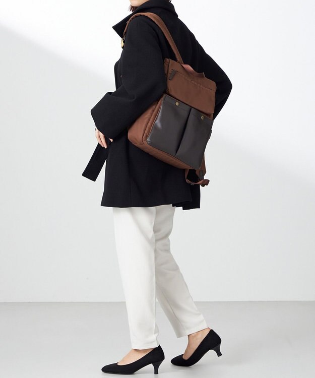 Y'SACCS 木村多江×Y'SACCS フラップポケットリュックサック チョコ