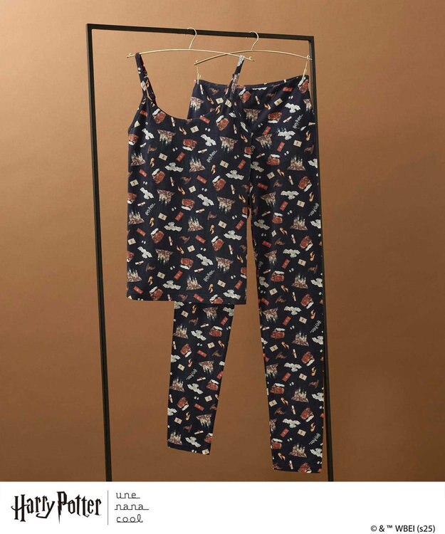 une nana cool 【ハリー・ポッターコラボ】 Harry Potter * une nana cool カップ付きキャミソール ネイビー