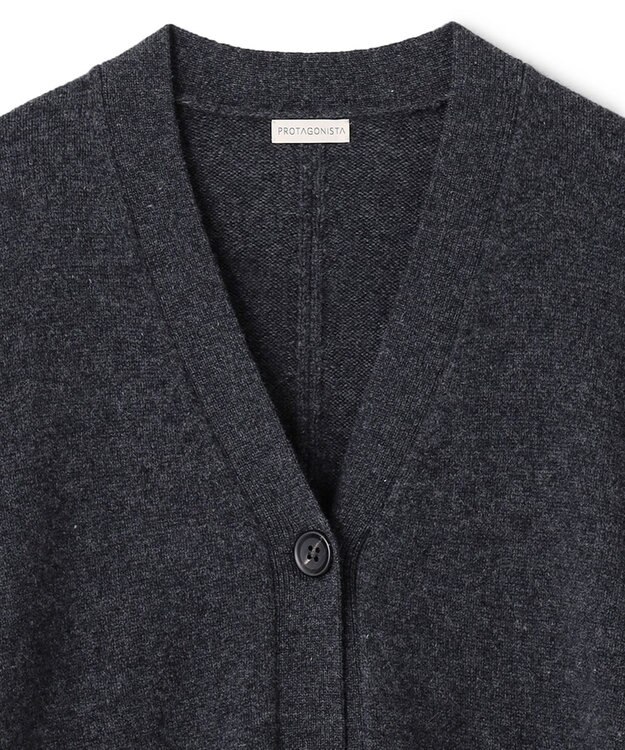 BEIGE， PROTAGONISTA / ビックカーディガン Charcoal