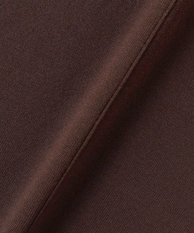 組曲 【WEB限定】スムースストレッチニット ワンピース ダークブラウン系