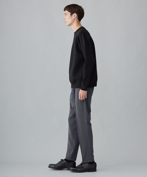 UNFILO MENS スマートニット プルオーバー ブラック