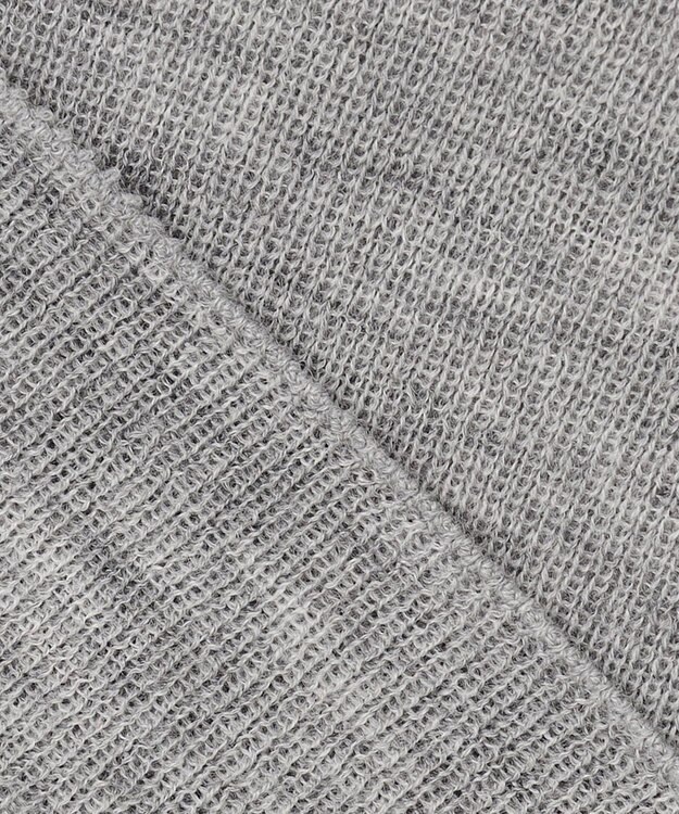 ICB 【洗える】シアーウール タートルニット ライトグレー系