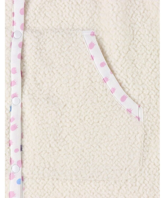 tsumori chisato SLEEP ツモリチサト ベスト ルームウェア フリース(表生地) 綿(肌側) tsumori chisato SLEEP URW153 /ワコール アイボリー